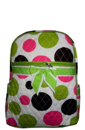 Quilted Backpack-SDO2828/LIME